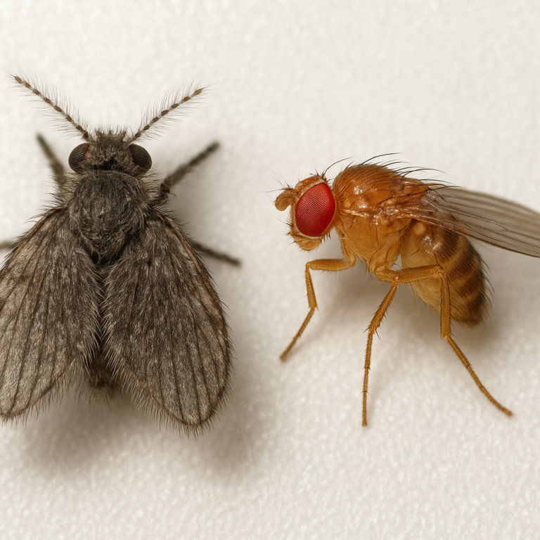 Featured image for Drain Fly vs Fruit Fly Identification 12 Expert Tips to Tell Them Apart 2026