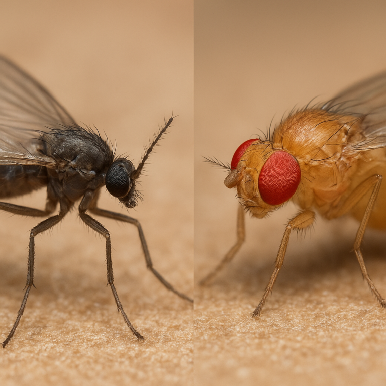 Featured image for Fungus Gnat vs Fruit Fly Differences 9 Must-Know Facts 2026